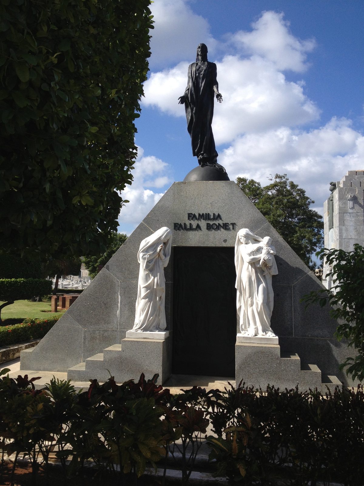 Another of the elaborate family tombs - the wealthy of Havana were buried here.